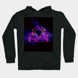 Libra (Retro Libra Zodiac) Hoodie